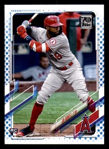 2021 Topps Blue Star /299 # 43 Jo Adell RC Los Angeles Angels
