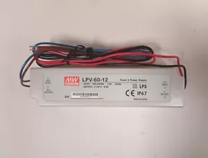 1 x NEU Mean Well LED Treiber 12 V Ausgang, 60 W Ausgang, 5A Ausgang, konstante Spannung - Bild 1 von 1