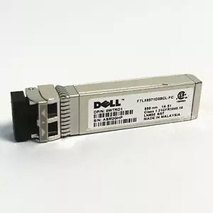 Módulo transceptor óptico dell ftlx8571d3bcl-fc 10g sfp+ 0wtrd1 n743d sr 850nm - Imagen 1 de 9