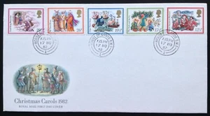 GB QEII 1982 Christmas Set on First Day Cover, House of Lords CDS - Picture 1 of 2
