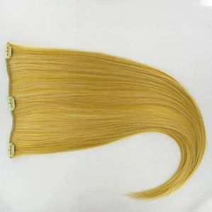 extensions à clips peruk cheveux blond clair doré ref: lg26 - Imagen 1 de 4