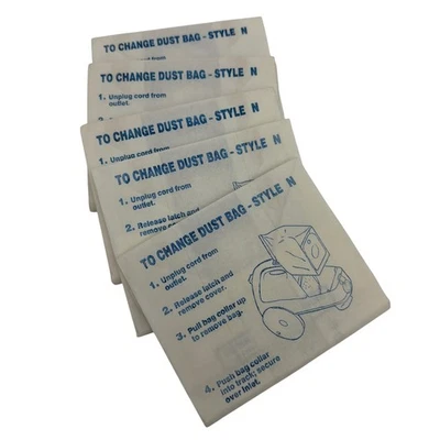 Eureka Style N Canister Vacuum Dust Bags Lot of 5 - Image 1 of 3