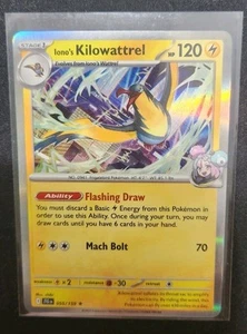 Iono's Kilowattrel ERROR HOLO BLEED 055/159 Pokemon TCG Karte JTG Near Mint NM - Bild 1 von 2