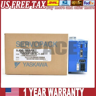 NEW YASKAWA SJDE-08APA Servo Drive IN BOX - Image 1 of 4