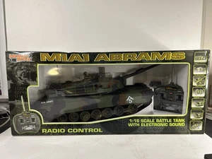 Abrams M1A1 Radio Remote Control 1/16th Battle Tank Electronic Hobby Zone RC - Picture 1 of 3