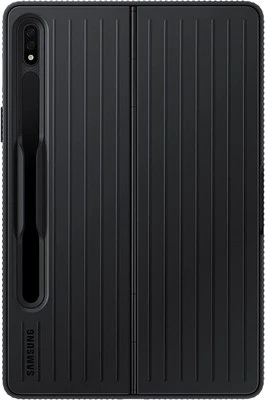 Official Samsung Galaxy Tab S8 Protective Standing Cover Black - EF-RX700CBEGWW - Image 1 of 4