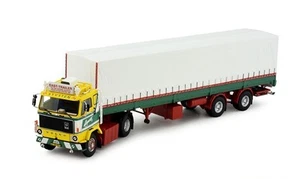 Tekno 1:50 Vebe Trans - Lennarth Volvo F89 curtainside semitrailer Truck Diecast - Picture 1 of 4
