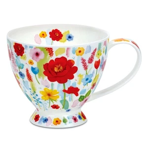 Taza de té Becher Skye Floral Burst roja 0,45 l DUNOON porcelana 291189 formamo - Imagen 1 de 3