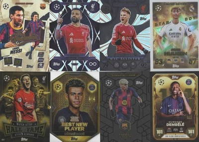 Topps Match Attax 2025/26 100 Club Black Chrome Limited Platinum Infinity Cards - Image 1 of 4