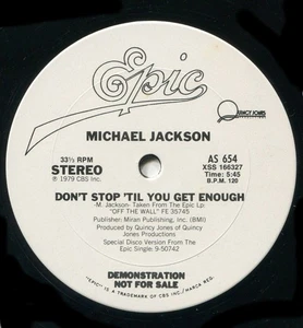 Michael Jackson - Don't Stop 'Til You Get Enough (12", Single, Promo) - Foto 1 di 1