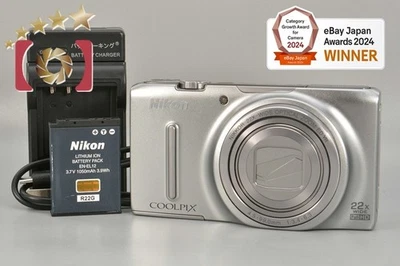 Nikon COOLPIX S9500 Proud Silver 18.1 MP Digital Camera [Excellent] - Image 1 of 4