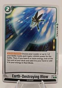 Earth-Destroying Blow FB02-104 Dragon Ball Fusion World Blazing Aura - Picture 1 of 2