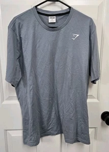 Gymshark embroidered logo shirt XL Blue  - Picture 1 of 3