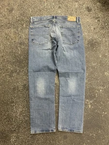 Pantalones de mezclilla rectos relajados Polo Ralph Lauren Hampton para hombre 36 x 32 azules - Imagen 1 de 6