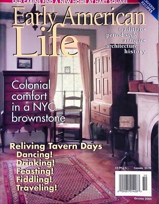 Early American Life Magazine October 2004 Period Style Antiques, History Foto 1 de 2