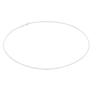 Sterling Silver Wire Choker Necklace 5 Inches - Picture 1 of 8