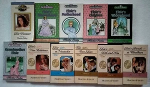 Lot of 11 The Original Elsie Dinsmore Books Martha Finley #1, 4-13~VTG PAPERBACK - Foto 1 di 2
