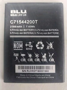 BLU C71544200T Battery 2000mAh for Studio G D790 D790L D790U - Used - Picture 1 of 2