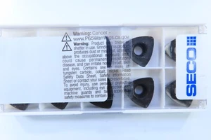 NEW BOX ( 10 PCS ) SECO 218.19-160T-04-M08 T350M MILLING CARBIDE INSERTS TOOLS - Picture 1 of 3