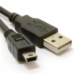 1m Mini USB Sync an Charging Cable Compatible For Mobile Phones and Games-Black - Picture 1 of 4