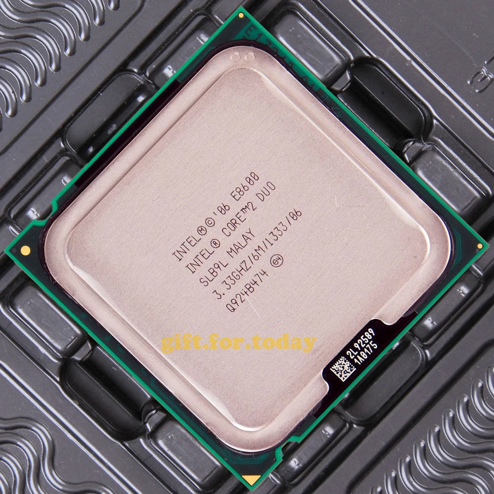 Original Intel Core 2 Duo E8600 3.33 GHz Dual-Core (BX80570E8600) Processor CPU - Image 1 of 1