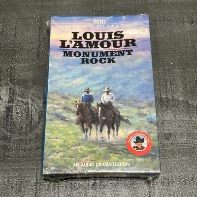 MONUMENT ROCK (LOUIS L'AMOUR) cassette audiobook NEW/SEALED - Image 1 of 3