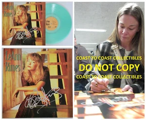 LeAnn Rimes signed Blue album vinyl record COA exact proof autographed - Picture 1 of 4
