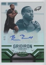 2016 Certified Gridiron Signatures Mirror Green /5 Byron Marshall Rookie Auto RC