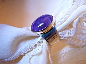 DTR  Jay King SS 925  Charoite Size 7 GORGEOUS & New W/O Tags! - Picture 1 of 8