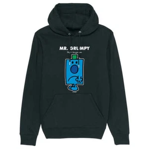 Mr Men Pullover Hoodie Mr. Grumpy Organic Cotton Long Sleeve Kids Top Hoody - Picture 1 of 13