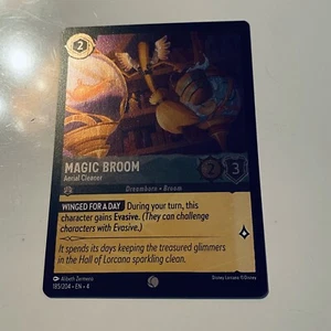 Magic Broom - 185/204 - Ursula's Return - Foil - Lorcana Trading Card - Picture 1 of 2