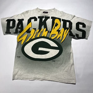 Vintage Magic Johnson Green Bay Packers AOP T-Shirt X-Large 90's NFL - Picture 1 of 12