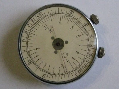 Vintage Soviet circular slide rule KL-1 USSR Calculator Mathematical instrument - Image 1 of 4