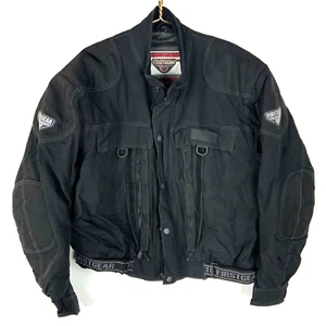 First Gear Kenya Motorcycle Padded Jacket Size 2XL Black Full Zip - Picture 1 of 5