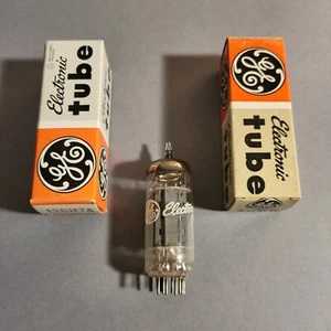 TWO - GE NOS 12BH7 12BH7A Tubes for McIntosh MC30 MC240 MC275 - W original box - Picture 1 of 4