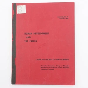 Human Development & The Family August 1968 Monograph 73 Univ of Arkansas 1968 - Picture 1 of 13