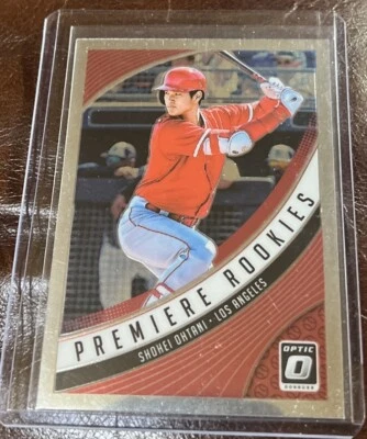 2018 Panini Donruss Optic Baseball Shohei Ohtani #PR4 Premiere Rookies Dodgers - Image 1 of 2