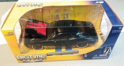 WOW EXTREMADAMENTE RARO Dodge Challenger 6.1 Hemi 2006 negro rojo afinación BMT 1:24 Jada Foto 1 de 3