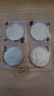 4 Ike Silver Dollar Coins 40 % Silver