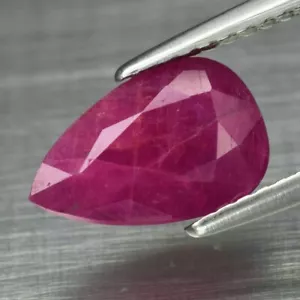2.61ct Rubí Natural Sin Tratamientos Origen Mali forma Pera(Ver vídeo) - Imagen 1 de 2