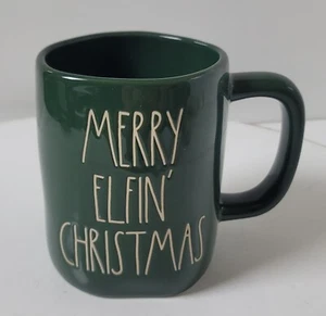 Rae Dunn Mug ~ Merry Elfin Christmas ~ Green ~ Artisan Collection by Magenta - Picture 1 of 8