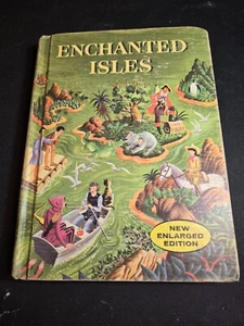 Enchanted Isles State Textbook Vintage Childrens Book 1960 - Enlarged Edition - Imagen 1 de 10