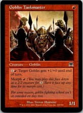 Goblin Taskmaster Magic The Gathering Onslaught Card Light Play X1