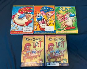 Ren & Stimpy Show The Complete Series DVD UNCUT Seasons 1-5 + Lost Episodes - Picture 1 of 8
