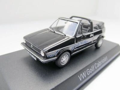 Volkswagen VW Golf 1 Cabrio Modellino Di NOREV In 1:43 Nero 840074 Nuovo - Immagine 1 di 4