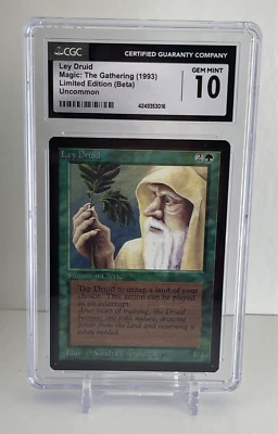 Ley Druid 1993 Beta / Limited Set | CGC 10 GEM MINT | Legacy MTG Cards - Image 1 of 2
