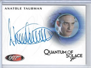 James Bond Autogrammkarte A148 Anatole Taubman als Elvis On-Card Auto SFC - Bild 1 von 2