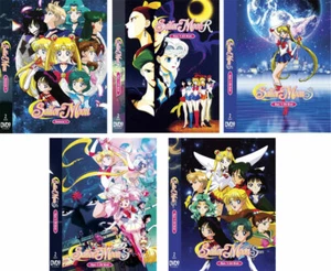 SAILOR MOON SEASON 1-5 VOL.1-200 END ANIME DVD ENGLISH DUBBED + FREE ANIME - Imagen 1 de 2