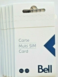 100 CARTE SIM MULTI CLOCHE DLVR au choix en 90 min CAN+USA/DLVRY 4168160338-100%+FDBK - Photo 1 sur 3