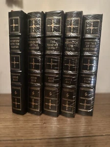 THE VAMPIRE CHRONICLES, Anne Rice, Easton Press 5 Vols (4 Books Sealed) - SIGNED - Picture 1 of 3